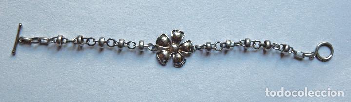 Joyeria: Antigua pulsera de plata. 19.5cm - Foto 1