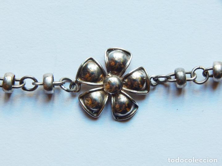 Joyeria: Antigua pulsera de plata. 19.5cm - Foto 2