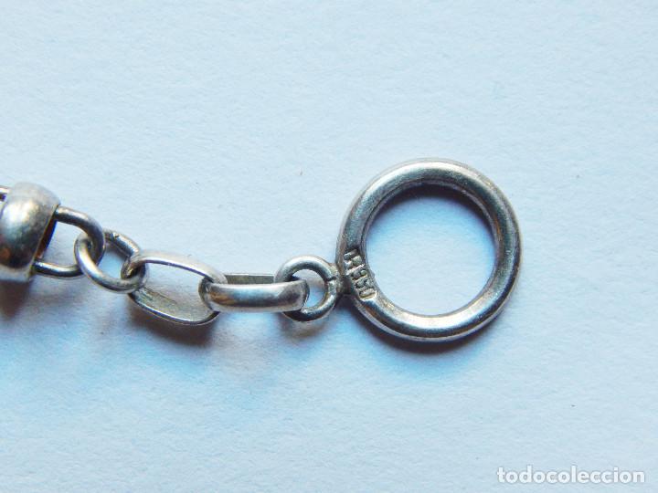 Joyeria: Antigua pulsera de plata. 19.5cm - Foto 3