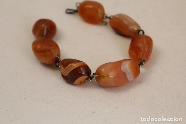 Joyeria: pulsera en agata carneola - Foto 1
