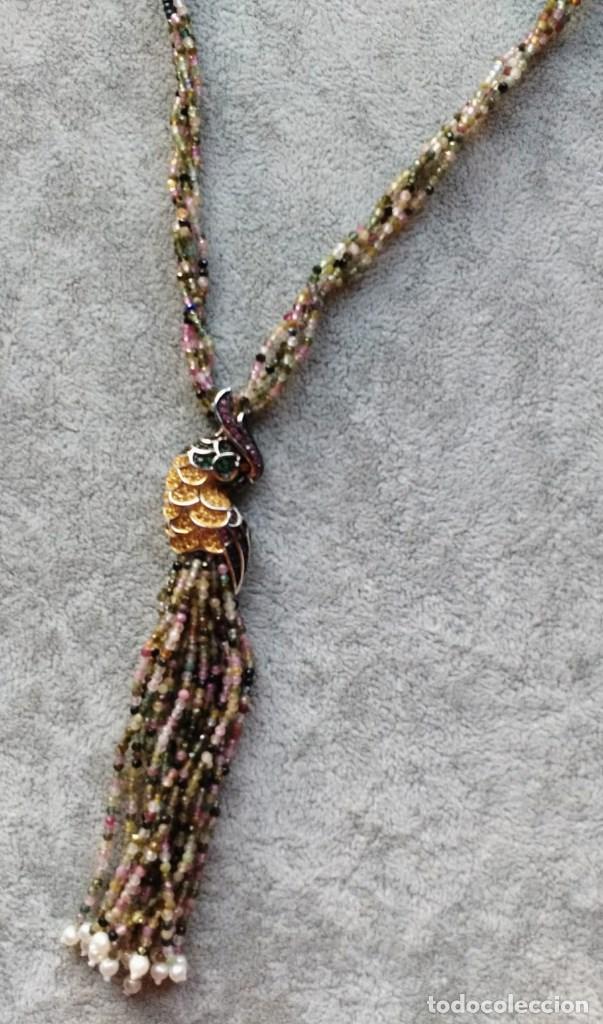Joyeria: COLLAR DE TURMALINAS DE COLORES. - Foto 2