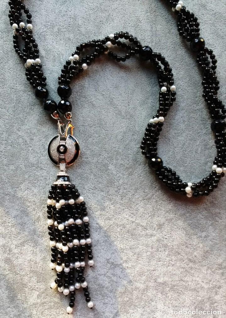 Joyeria: COLLAR DE &Oacute;NIX Y PERLA. - Foto 2