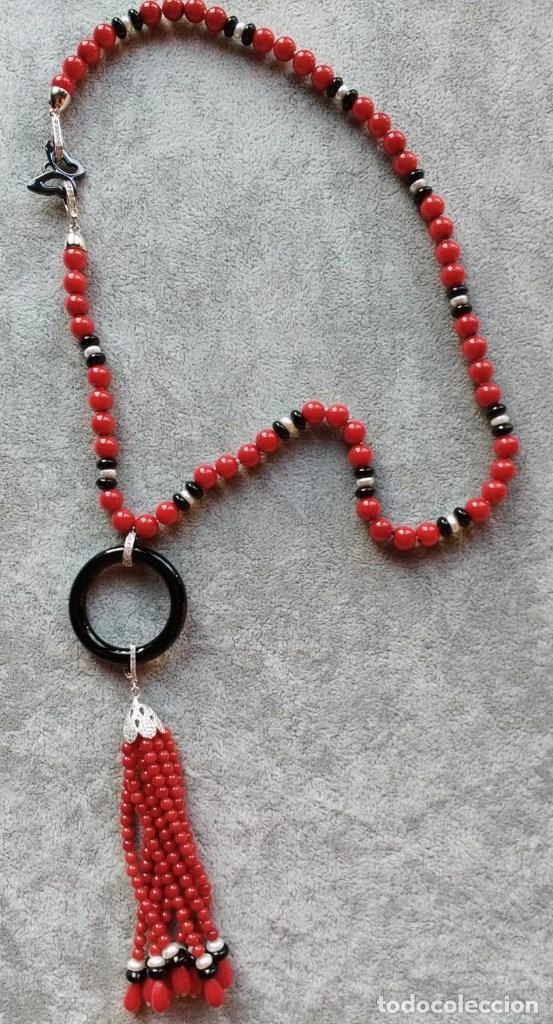 Joyeria: COLLAR CORAL, &Oacute;NIX Y PERLA. - Foto 1