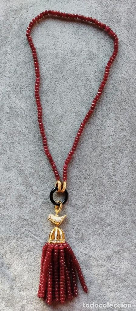 Joyeria: COLLAR DE RONDELES DE RUBIES NATURALES. - Foto 1