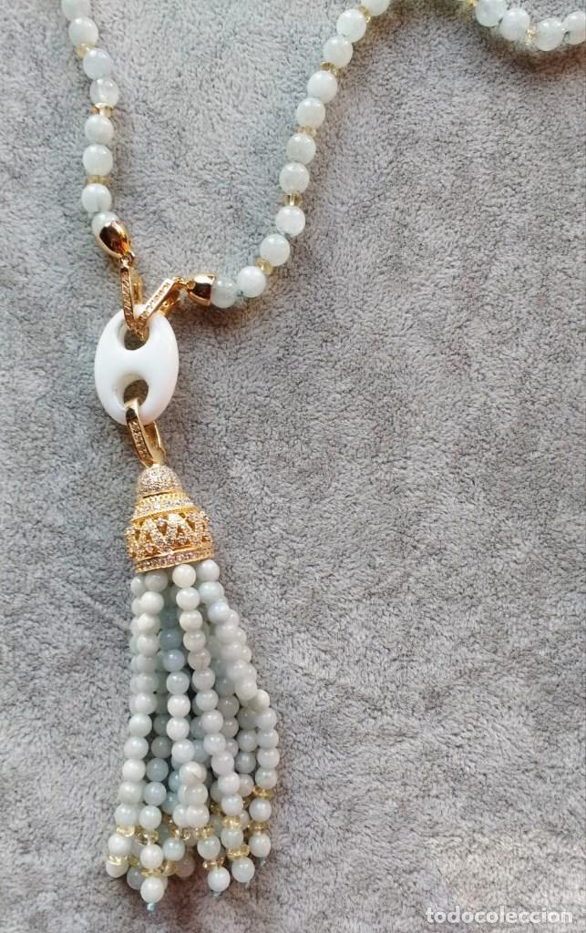 Joyeria: COLLAR DE AGUAMARINA Y CITRINO. - Foto 2