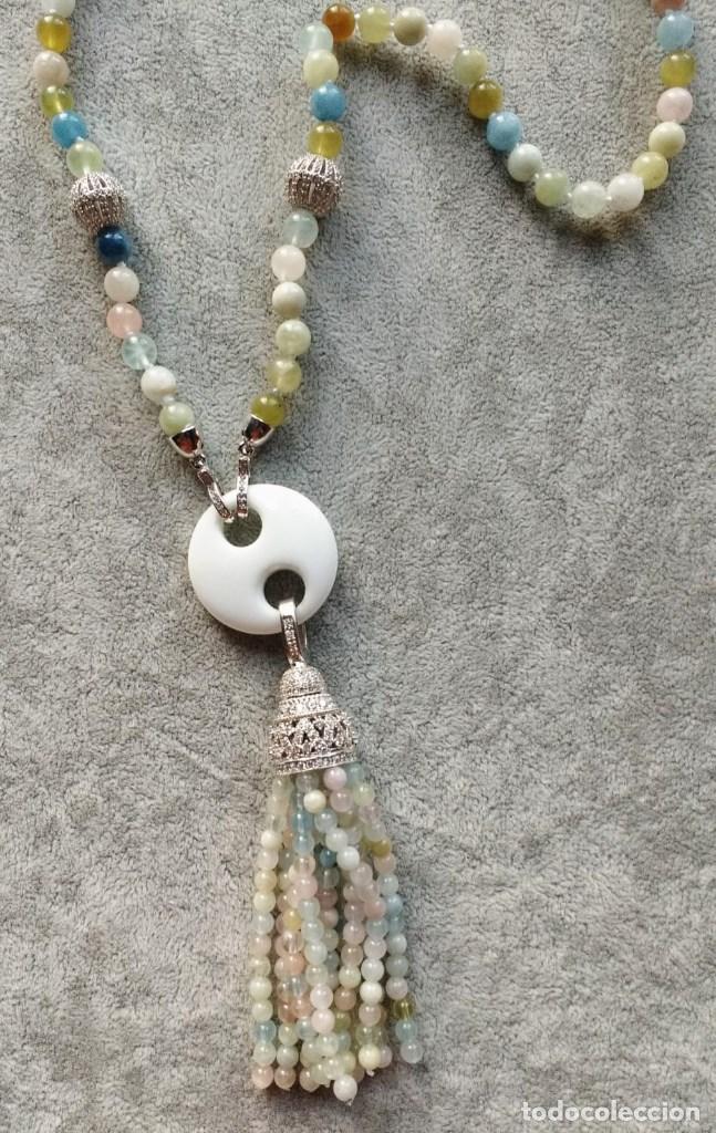Joyeria: COLLAR DE MORGANITA NATURAL. - Foto 2