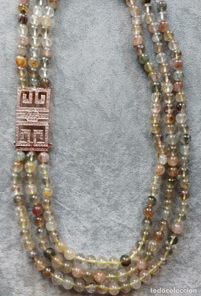 Joyeria: COLLAR DE CUARZO RUTILADO DE COLORES - Foto 2