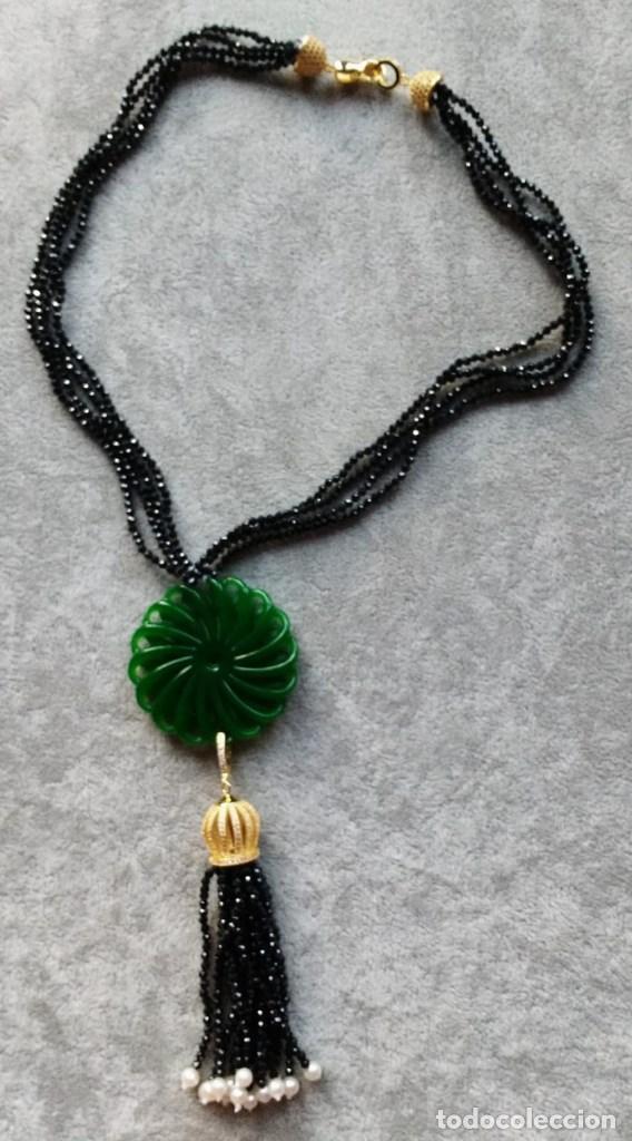 Joyeria: COLLAR DE ESPINELA Y JADE. - Foto 1