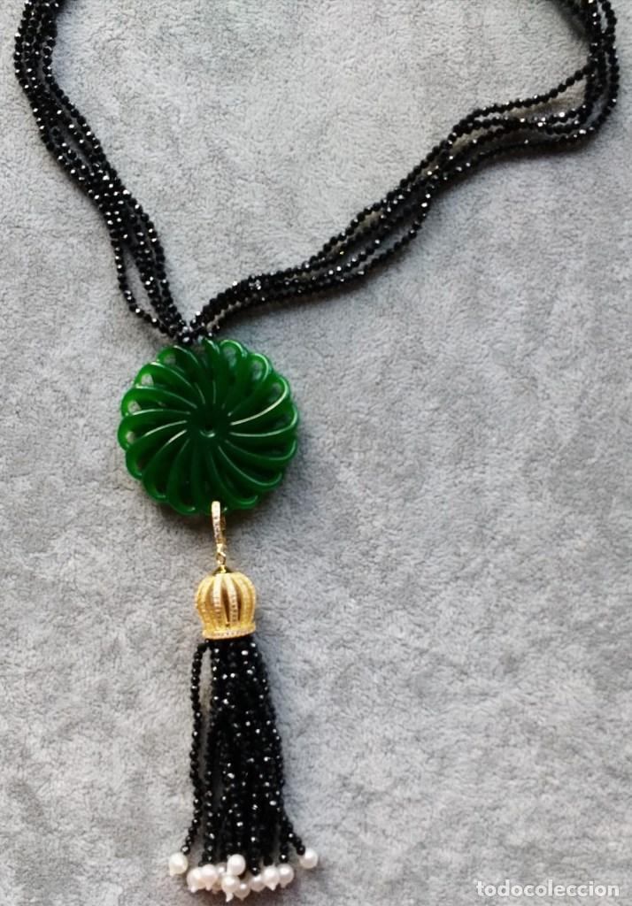 Joyeria: COLLAR DE ESPINELA Y JADE. - Foto 2