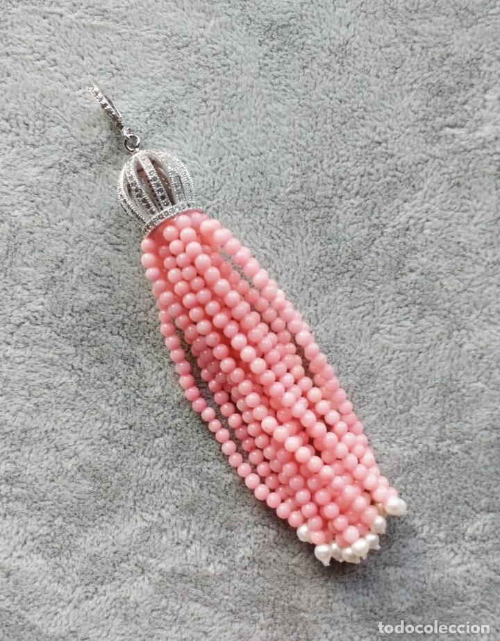 Joyeria: BORLA DE PLATA CON CORAL. - Foto 1
