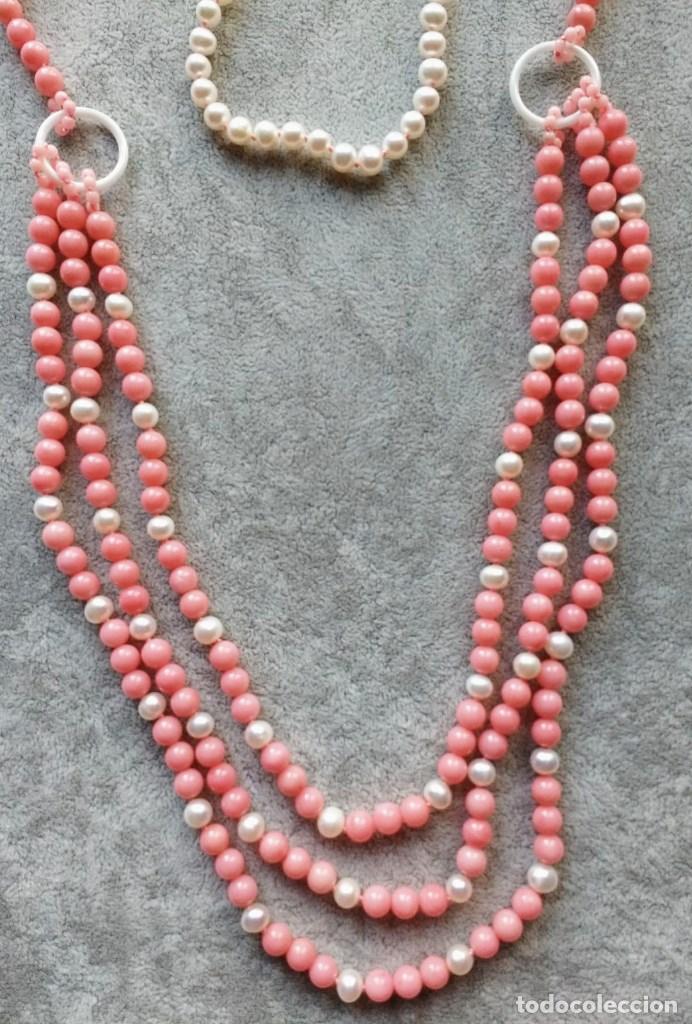 Joyeria: COLLAR CORAL ROSA. - Foto 2