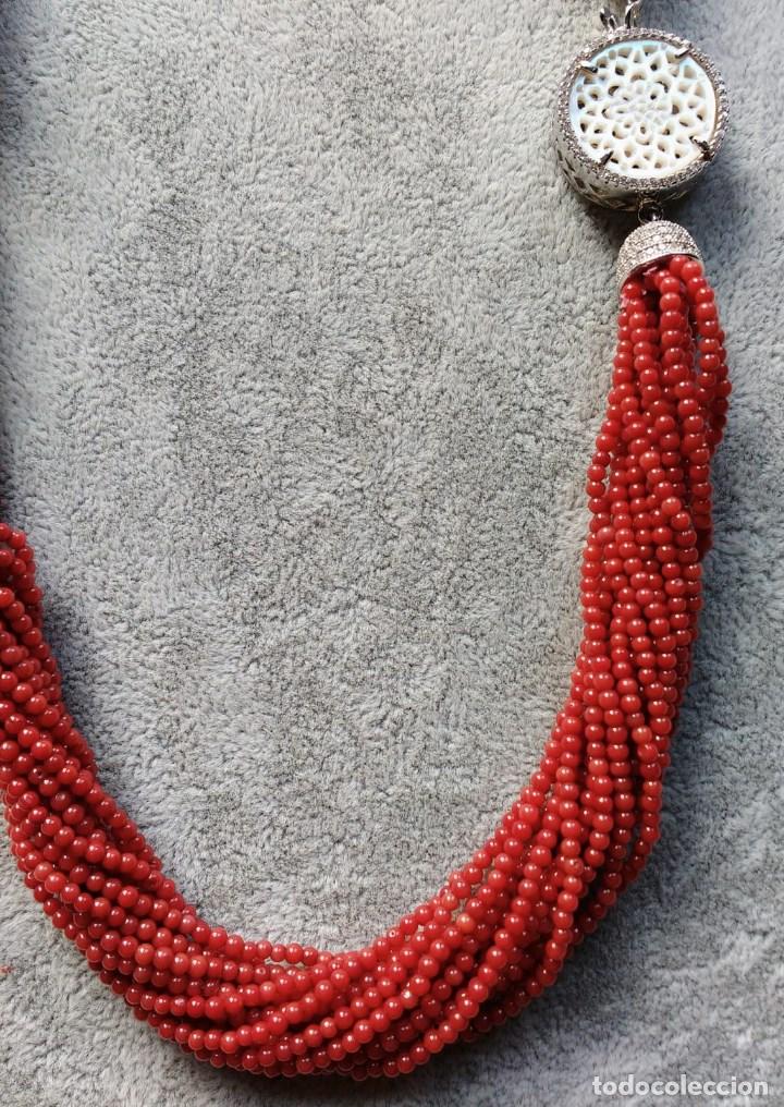 Joyeria: COLLAR VARIAS TIRAS DE CORAL. - Foto 2