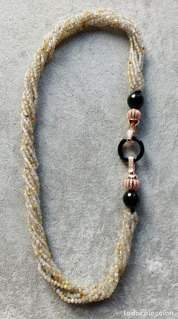 Joyeria: COLLAR DE CUARZO RUTILADO. - Foto 1