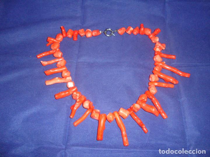 Joyeria: ESPECTACULAR ANTIGUO COLLAR DE CORAL 58 cm. - Foto 1