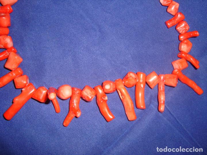 Joyeria: ESPECTACULAR ANTIGUO COLLAR DE CORAL 58 cm. - Foto 2