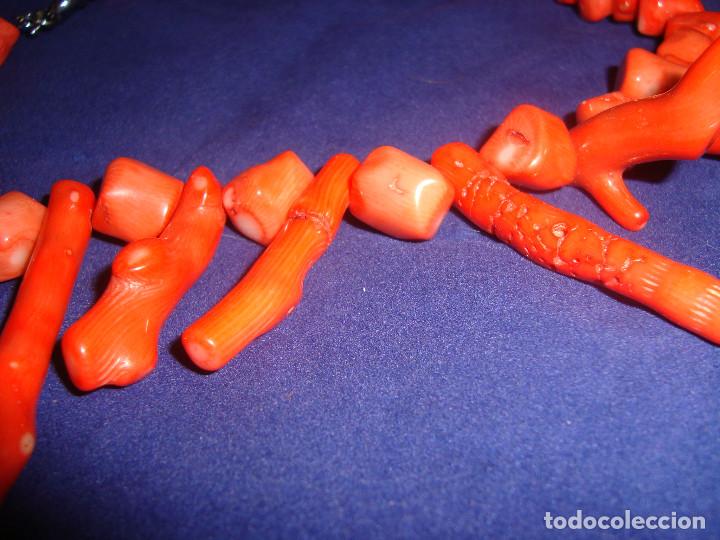 Joyeria: ESPECTACULAR ANTIGUO COLLAR DE CORAL 58 cm. - Foto 12