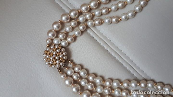 Joyeria: ANTIGUO COLLAR DE PERLAS - Foto 3