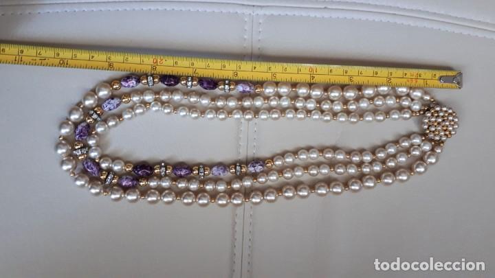 Joyeria: ANTIGUO COLLAR DE PERLAS - Foto 4