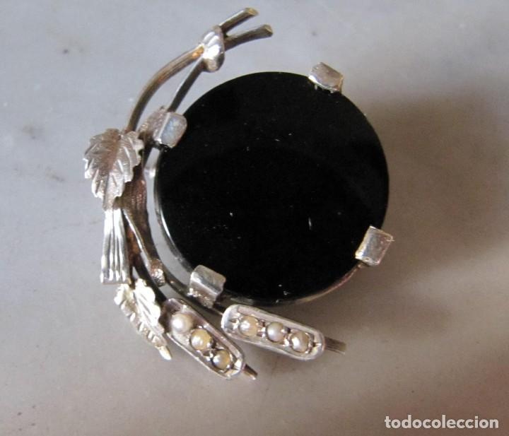 Joyeria: Broche de plata &oacute;nix y perlas alj&oacute;far - Foto 3
