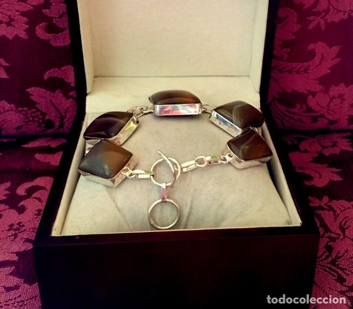 Joyeria: PULSERA CON AGATAS NATURALES - 40 GRAMOS. - Foto 3