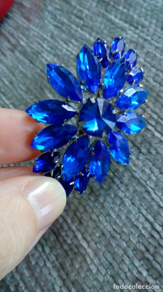 Joyeria: Broche de pedrer&iacute;a azul - Foto 1