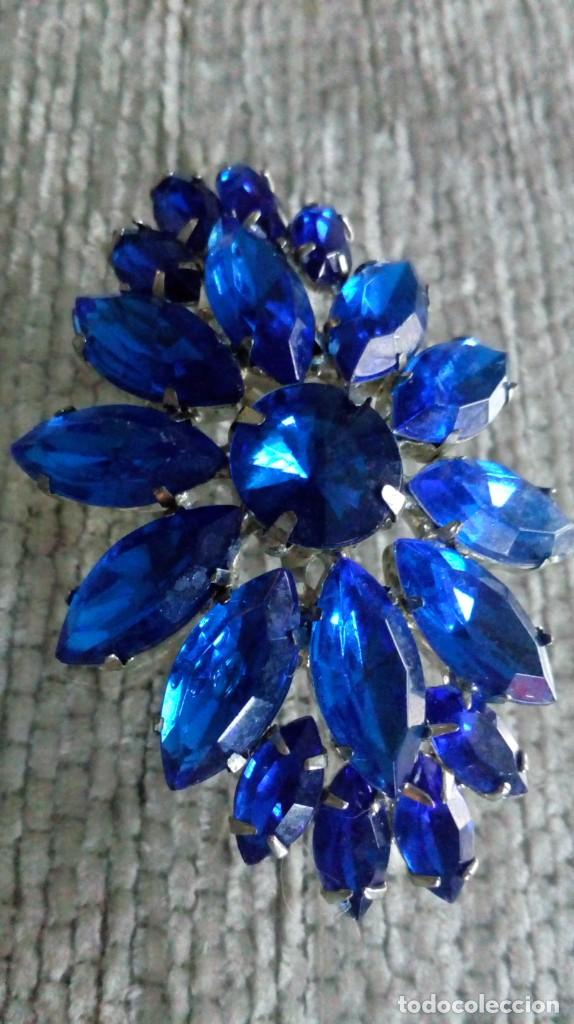 Joyeria: Broche de pedrer&iacute;a azul - Foto 5