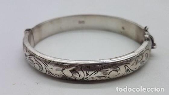 Joyeria: ANTIGUO BRAZALETE PLATA DE LEY - Foto 2