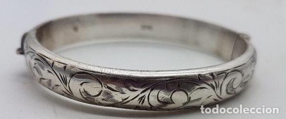 Joyeria: ANTIGUO BRAZALETE PLATA DE LEY - Foto 3