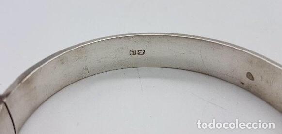 Joyeria: ANTIGUO BRAZALETE PLATA DE LEY - Foto 4
