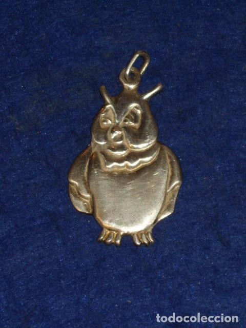 Joyeria: COLGANTE DE PLATA,BUHO DE LA SUERTE. - Foto 2