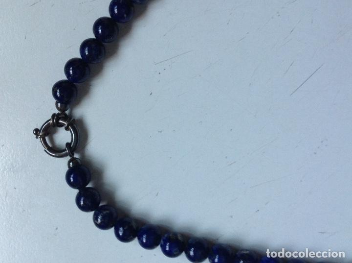 Joyeria: Collar lapisl&aacute;zuli con broche marinero - Foto 1