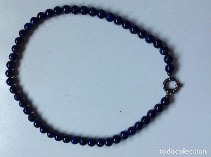 Joyeria: Collar lapisl&aacute;zuli con broche marinero - Foto 2