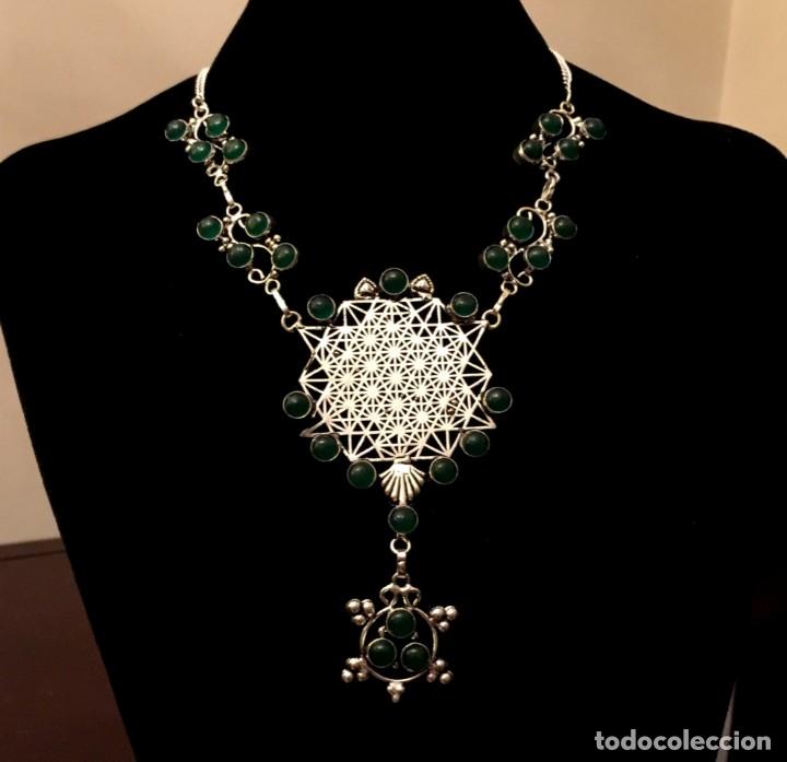 Joyeria: COLLAR -. GARGANTILLA CON JADE NATURAL - 58 GRAMOS. - Foto 2
