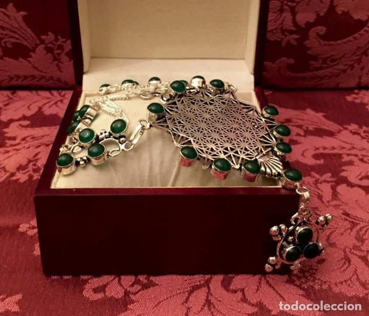 Joyeria: COLLAR -. GARGANTILLA CON JADE NATURAL - 58 GRAMOS. - Foto 3