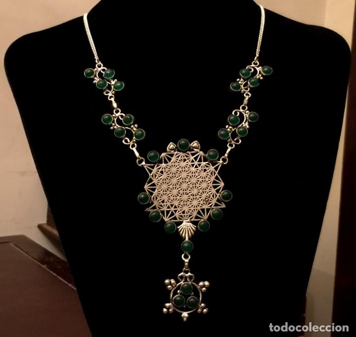 Joyeria: COLLAR -. GARGANTILLA CON JADE NATURAL - 58 GRAMOS. - Foto 7