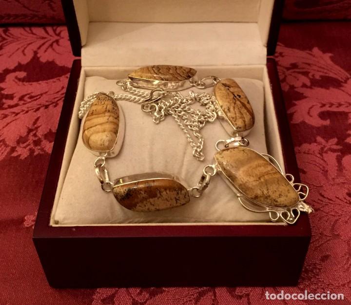 Joyeria: COLLAR - GARGANTILLA CON JASPES - 47 GRAMOS. - Foto 1