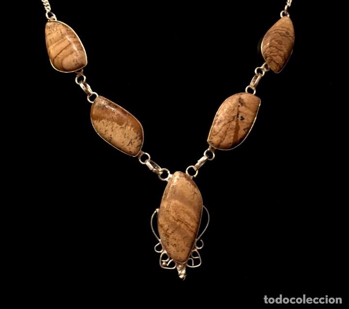 Joyeria: COLLAR - GARGANTILLA CON JASPES - 47 GRAMOS. - Foto 3