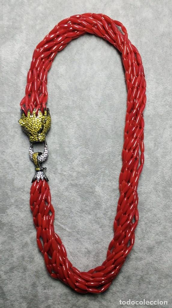 Joyeria: COLLAR BARRILES DE CORAL. - Foto 1