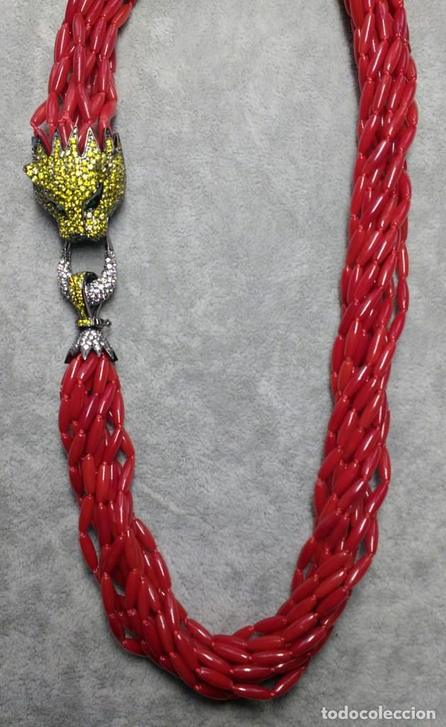 Joyeria: COLLAR BARRILES DE CORAL. - Foto 2