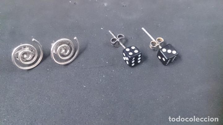 Joyeria: 2 pendientes plata 925 - Foto 2