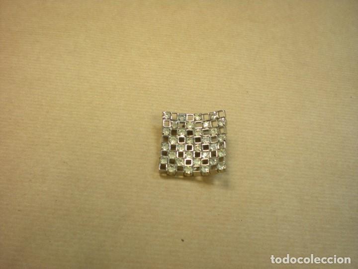 Joyeria: BROCHE ACERO Y PIEDRAS 3.5x3,5cm - Foto 2