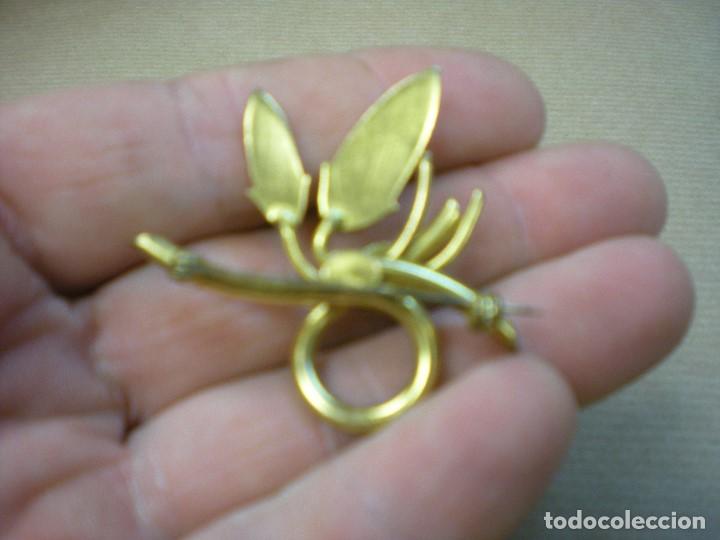 Joyeria: BROCHE LATON DORADO 40x40CM - Foto 2