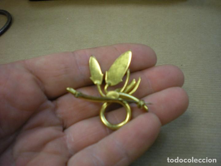 Joyeria: BROCHE LATON DORADO 40x40CM - Foto 3