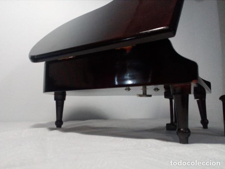 Joyeria: ANTIGUO JOYERO MUSICAL CON FORMA DE PIANO DE COLA (MARCA ASAHI) CAJA MÚSICA VINTAGE PIANISTA - Foto 8 - 149004702
