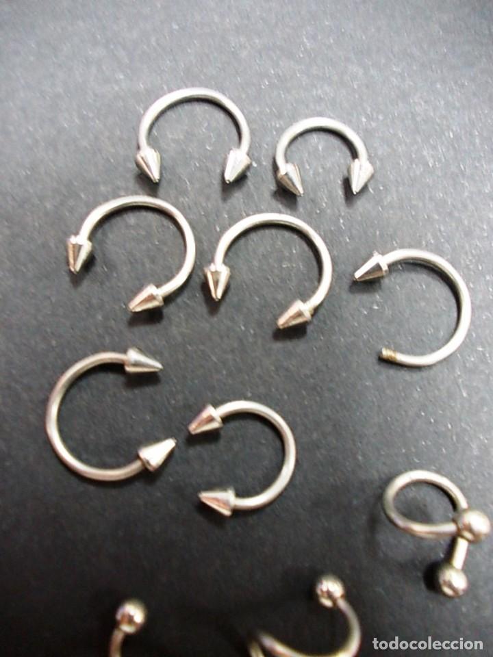 Joyeria: Lote de 10 piercing de acero - Foto 4