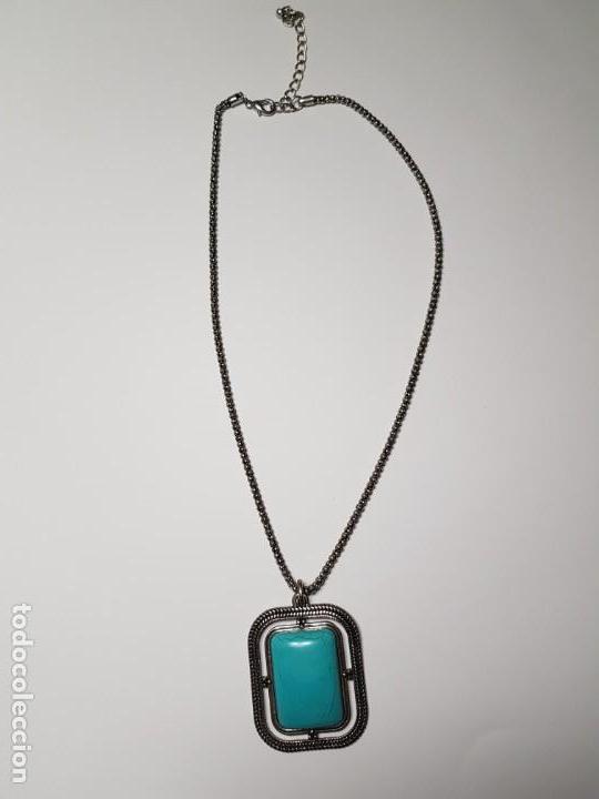 Joyeria: COLGANTE DE TURQUESA CON CADENA - Foto 2