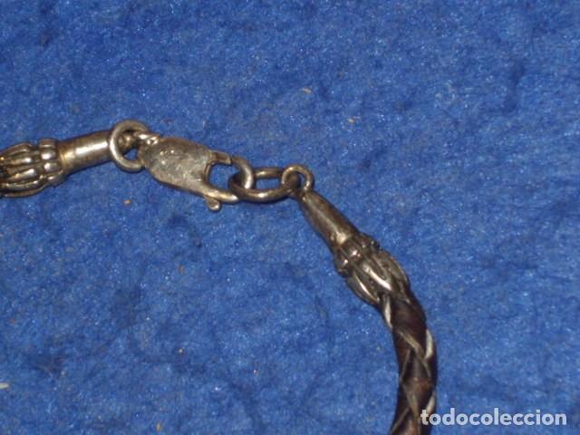 Joyeria: PULSERA DE PLATA Y CUERO.JOYERIA - Foto 4