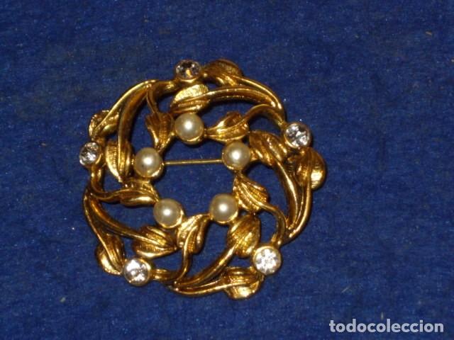 Joyeria: BROCHE CON PERLAS Y CIRCONITAS,A&Ntilde;OS 70. - Foto 2