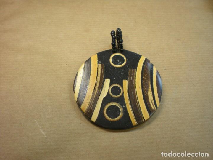 Joyeria: COLGANTE DE MADERA DIAMETRO 5,5CM - Foto 1