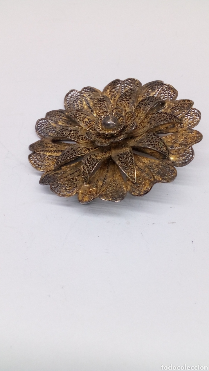 Joyeria: Broche de plata filigrana flor/B99 - Foto 3